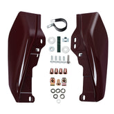 HR3 Billiard-Burgundy Mid-Frame Air Deflectors For Harley Touring and Trike Models 09-24